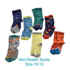 Mini Boden 7-Pack Socks Size 10-13 (not age)